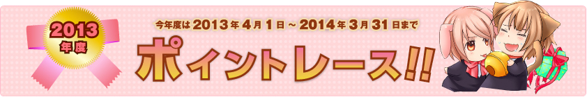 2013年度ポイントレース